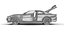 Dodge Charger SIXPACK Sema 2025 HQ 3d model