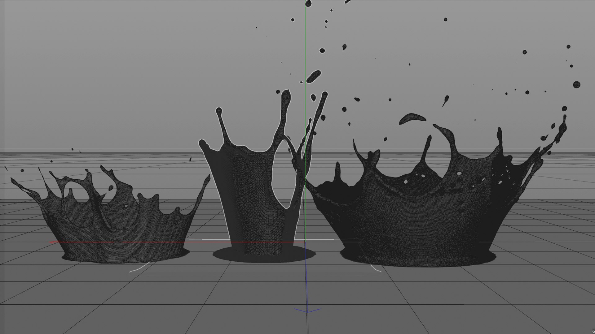 3D Crown Splash Animated Model - TurboSquid 1730927