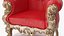 3D Santa Claus with Open Bag and a Throne Chair model