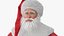 3D Santa Claus with Open Bag and a Throne Chair model