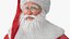 3D Santa Claus with Open Bag and a Throne Chair model