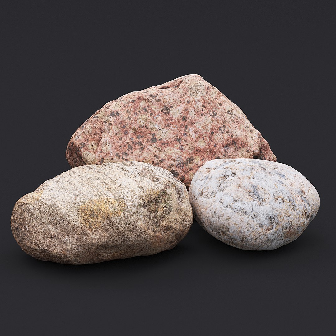 3D Stone XVIII Model - TurboSquid 2136160