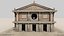 Tempio modulare classico fantasy PBR strutturato