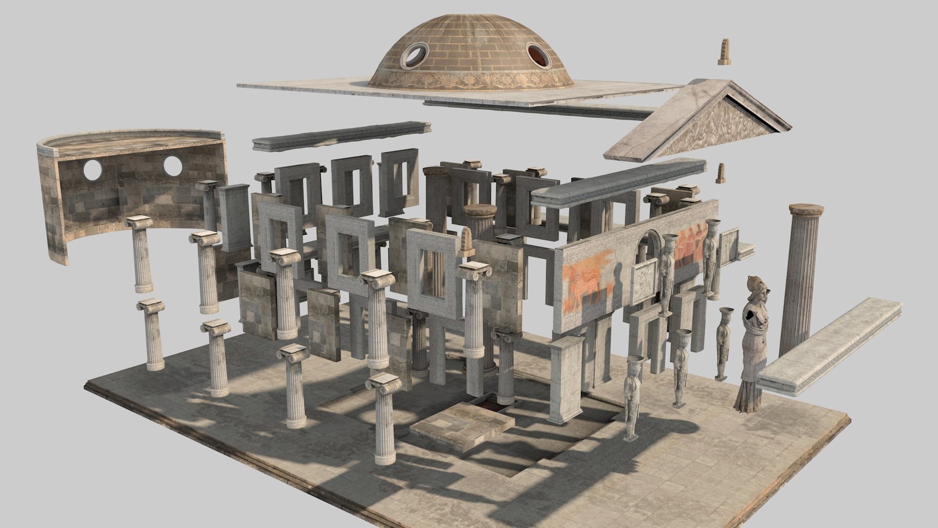 3D Fantasy Classical Modular Temple PBR Textured model https://p.turbosquid.com/ts-thumb/kJ/SrxBcA/nJ/templeathenea01.a/jpg/1758739814/1920x1080/fit_q87/caf058be0afbb1de0d87439a74c65d534c8a7ab7/templeathenea01.a.jpg