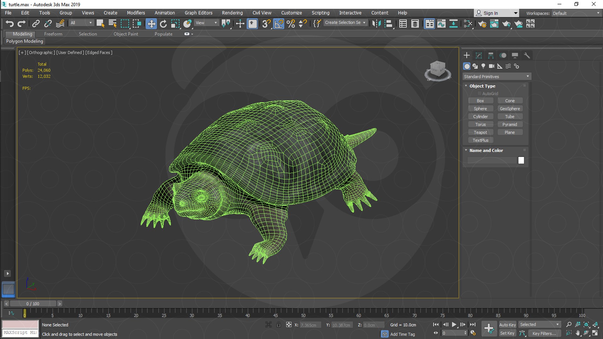 Turtle Model - TurboSquid 2110053