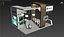 Exhibition Stand Booth Stall 8x6m Height 500cm 4 Side Open