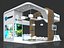 Exhibition Stand Booth Stall 8x6m Height 500cm 4 Side Open