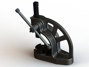 3D Manual Arbor Press 05 Ton Pressure model