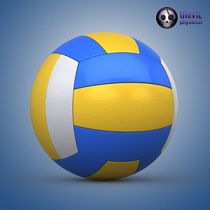 3d model volleyball ball volley