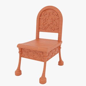 Javanese Ornament Chair 3D model