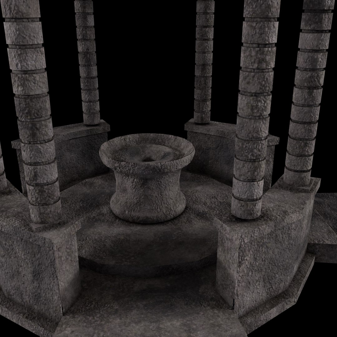 Ancient Rotunda Lowpoly Low-poly 3D model 3D model - TurboSquid 1787660