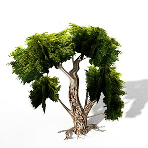 animated large tree model