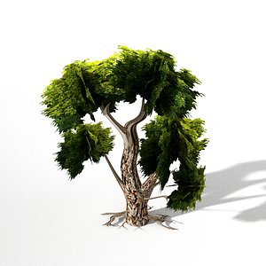 animated large tree model