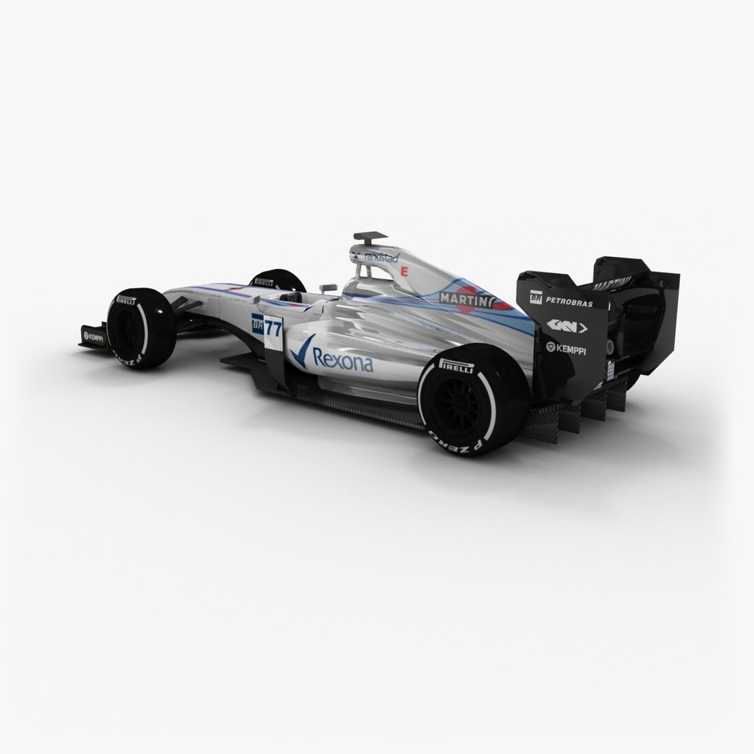 3d williams fw37 2015 1 model