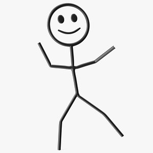 Stickman Black Rigged