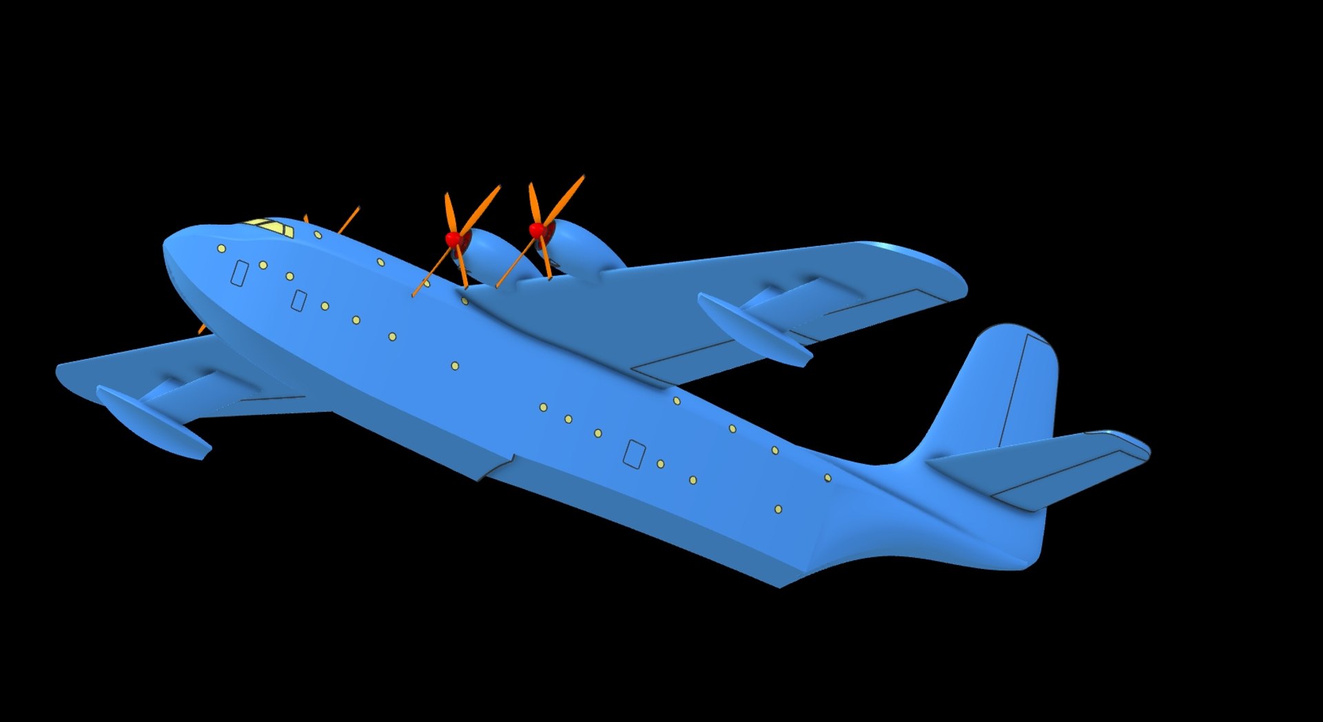 3D Martin Jrm-3 Mars Flying - TurboSquid 1601508
