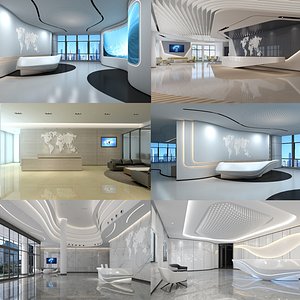 Lobby Reception Collection 02 3D model