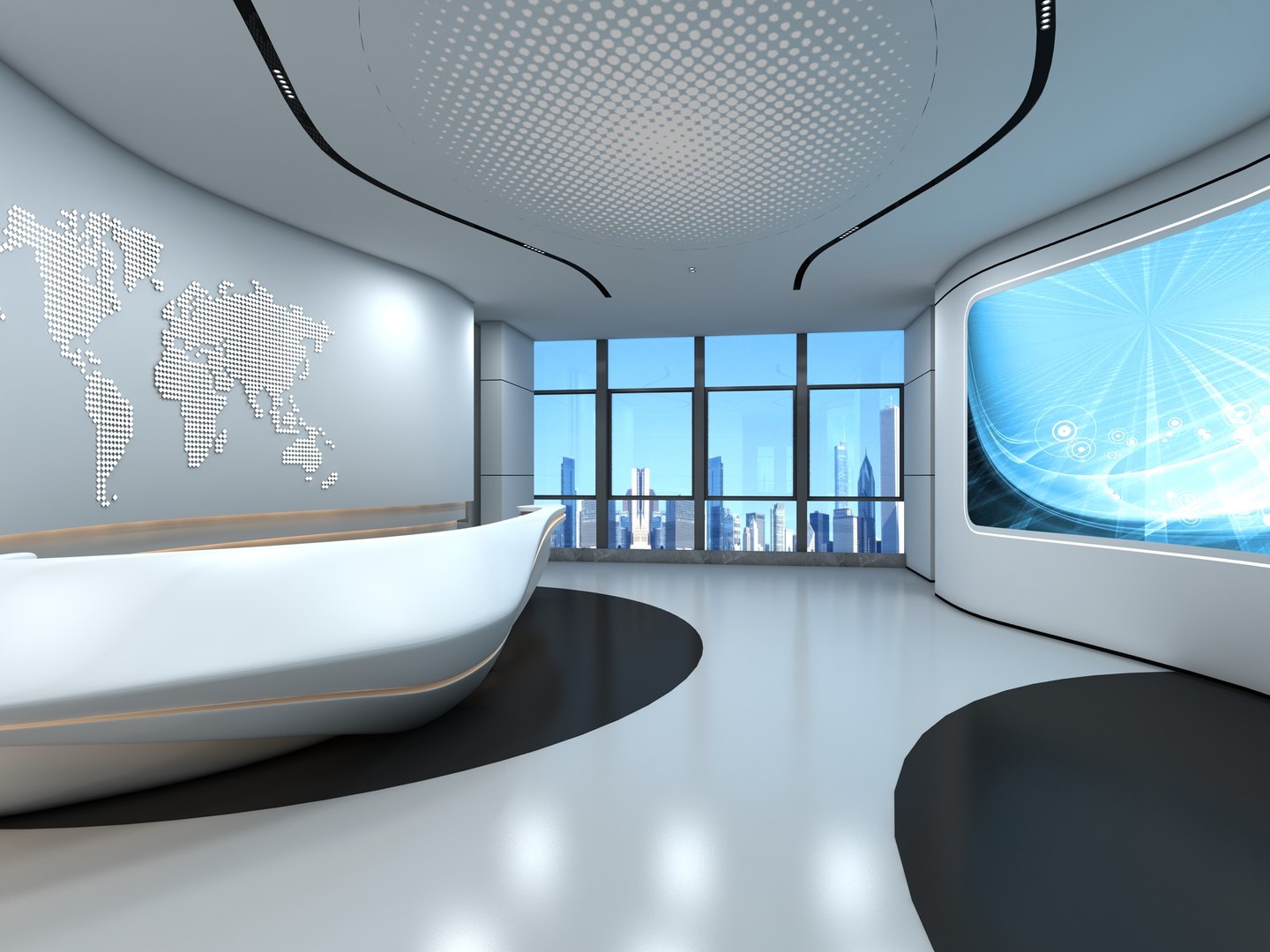 Lobby Reception Collection 02 3D model - TurboSquid 2183418