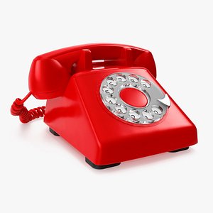 Red Dial Telephone