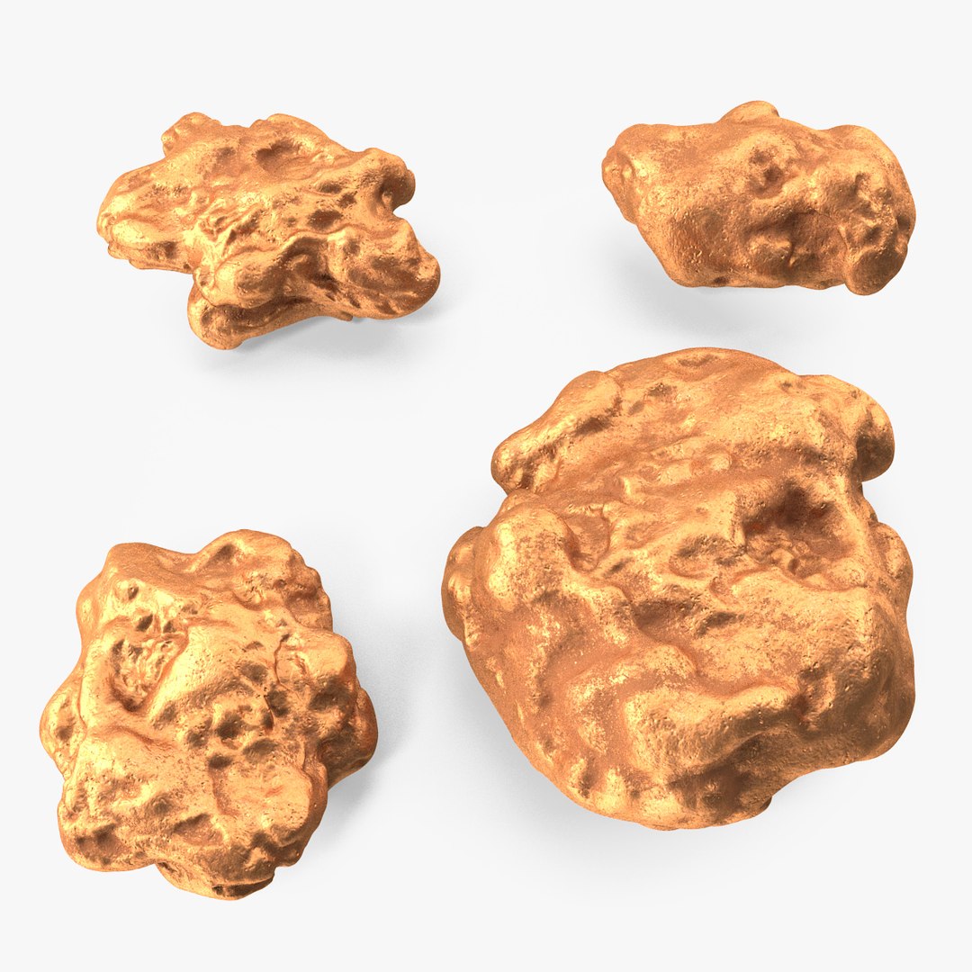 Metallic Copper Big Minerals 3D model preview