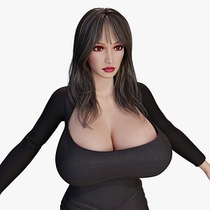 3D sexy Women PBR 4k rigged model