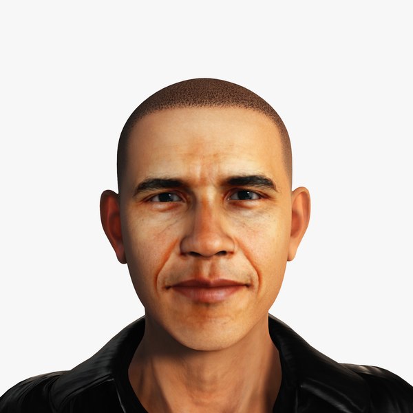 3D model for Barack Obama ready for animation 3D model