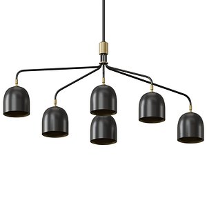 Howard Chandelier 6 Arm 3D model