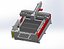 Laser cutting machine 3D model