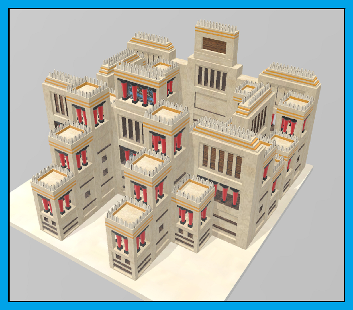 3D knossos palace - TurboSquid 1709965