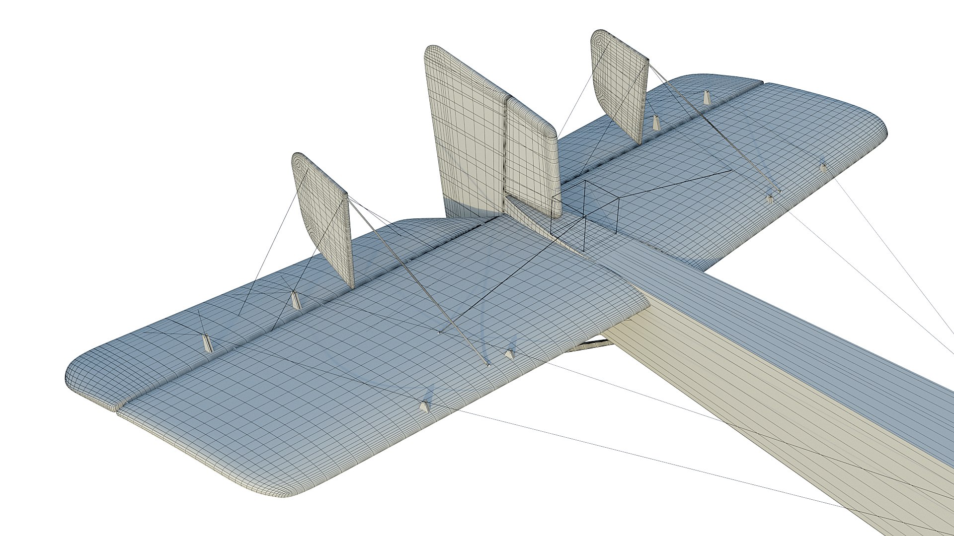 WWI Bomber Aircraft Sikorsky Ilya Muromets 3D model https://p.turbosquid.com/ts-thumb/kK/3bGeUT/Be/im_cam015_wire/jpg/1627910241/1920x1080/fit_q87/3aad413bbb79bb95a57adef1079390428f8611a6/im_cam015_wire.jpg