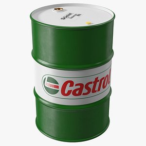 Castrol Oil Drum 3D