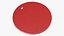 Hex Pattern Silicone Trivet Red