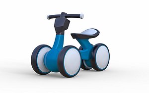 childrens mini wheel bicycle 3D model