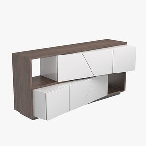 3D Skew Credenza
