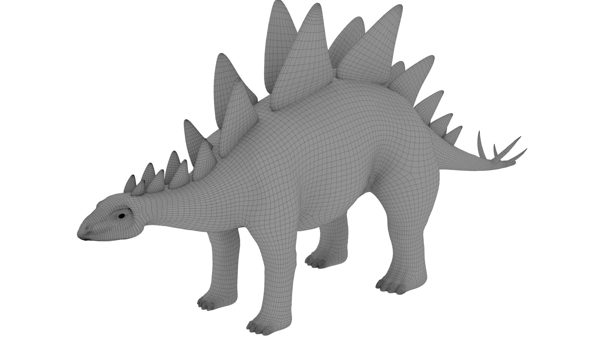 3D stegosaurus dinosaur animal - TurboSquid 1493196
