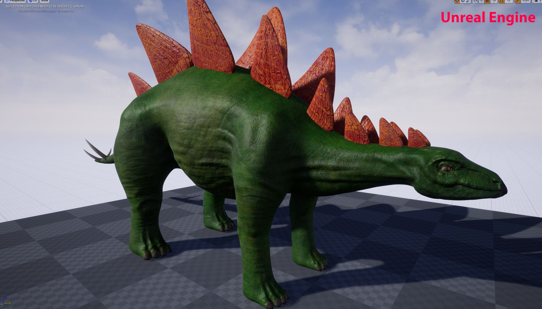 3D stegosaurus dinosaur animal - TurboSquid 1493196