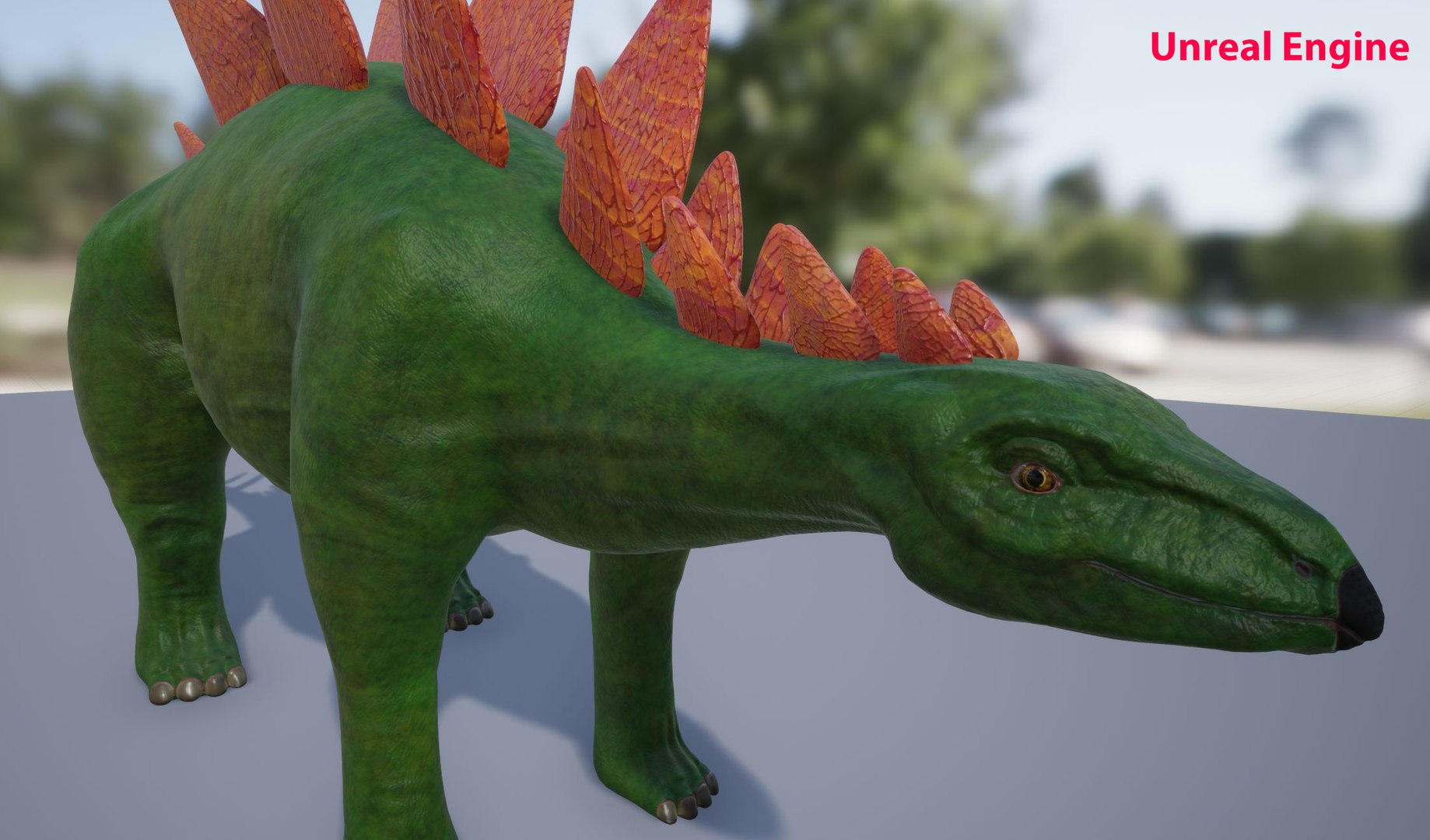 3D stegosaurus dinosaur animal - TurboSquid 1493196