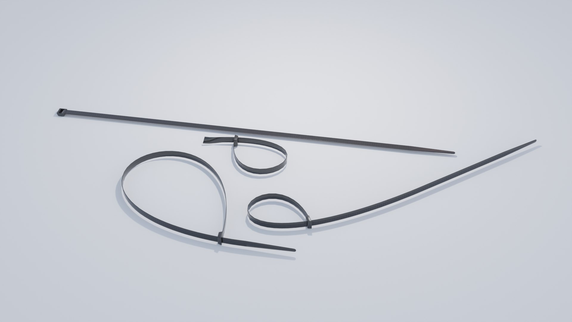 3D Zip Ties Model - TurboSquid 1996265