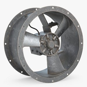 industrial fan 3d 3ds