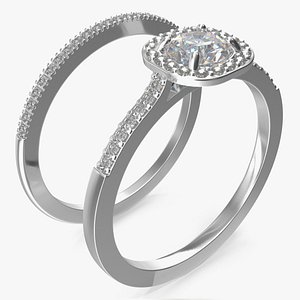 Braided Wedding Band ring 5mm wide 3dmodel | 3D Print Model