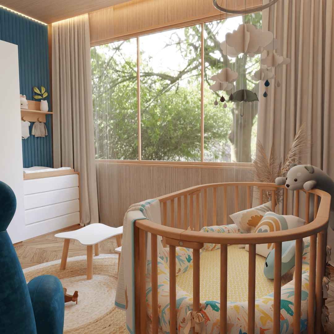 3D Baby Room 3 Blender Scene - TurboSquid 2301113