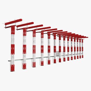 3D model Instrument Landing System Mast Clean
