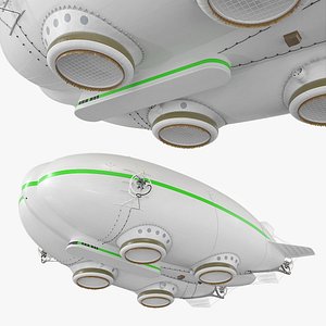Innovative Hybrid Cargo Aircraft White Simplified