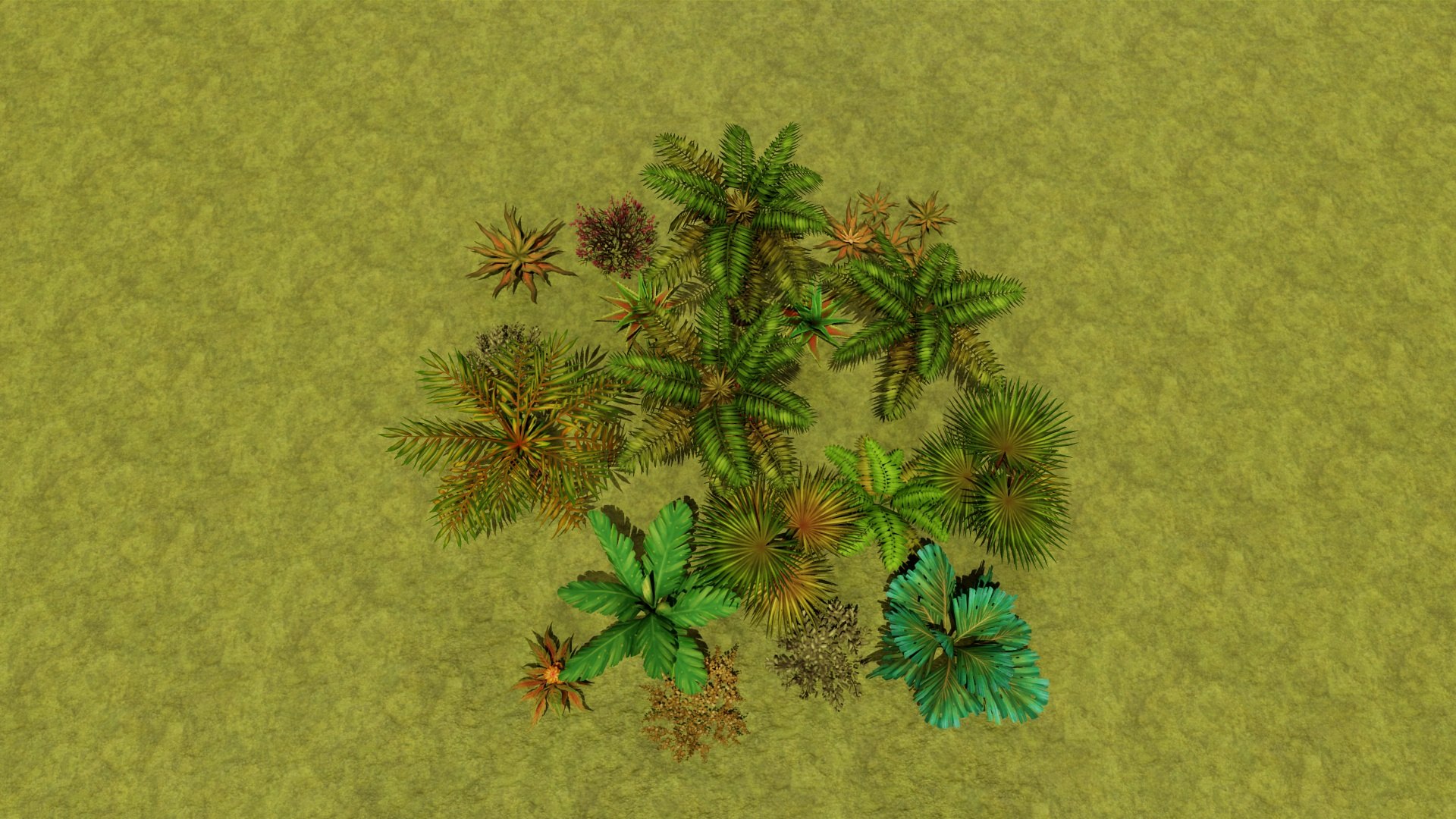 3D Tropical Plants - TurboSquid 2178249