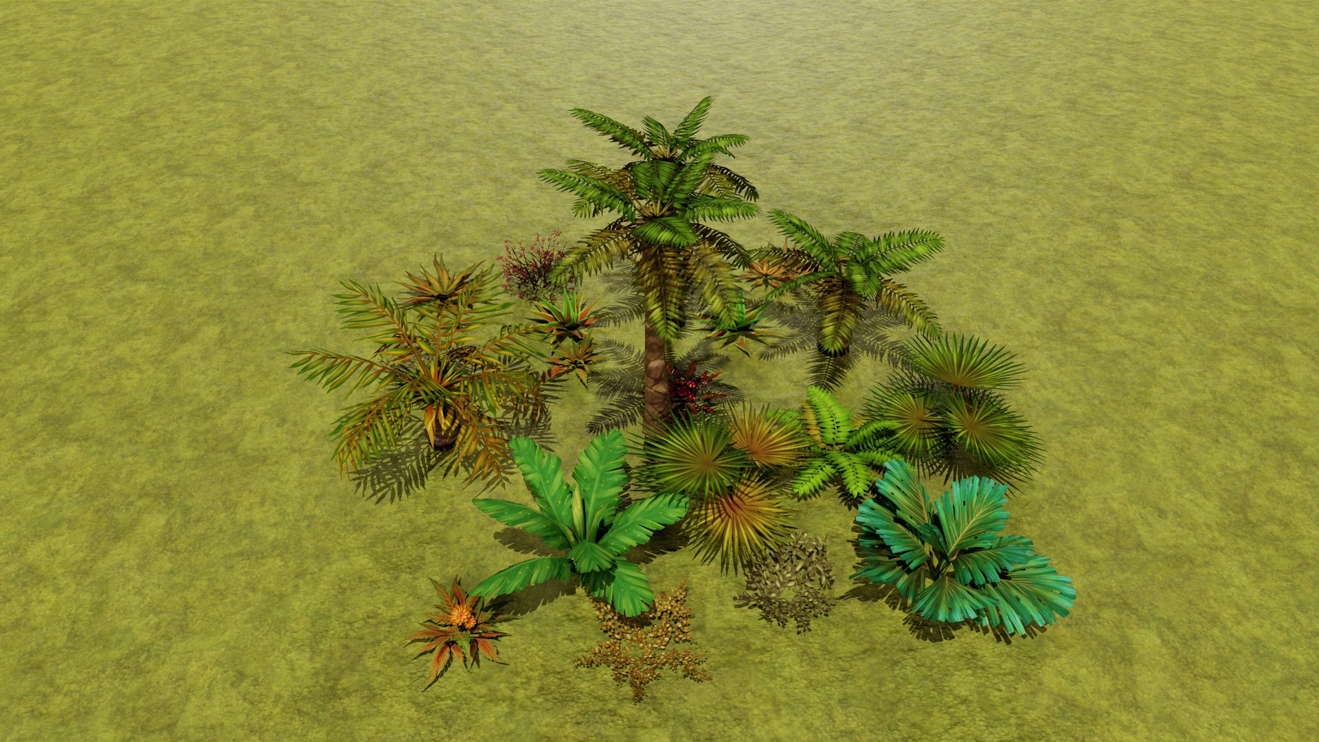 3d Tropical Plants - Turbosquid 2178249