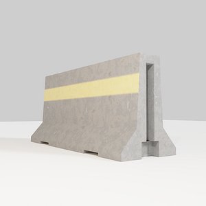 Jersey Barrier 3D