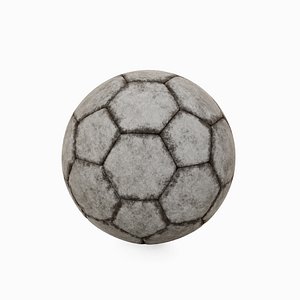 3D Dirty Soccer Ball 02
