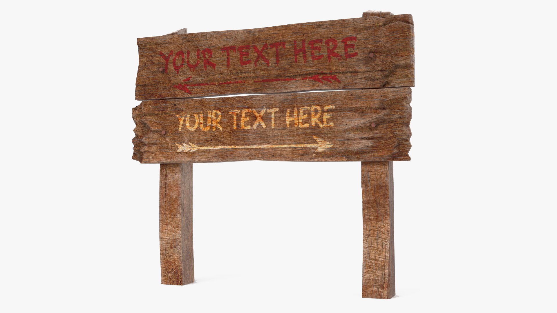 modèle 3D de Maquette de panneau de signalisation routière en bois vieilli  - TurboSquid 2111855, image size:1920x1080