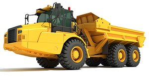 3D model articulated truck