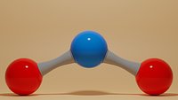 Nitrogen Dioxide Molecule NO2